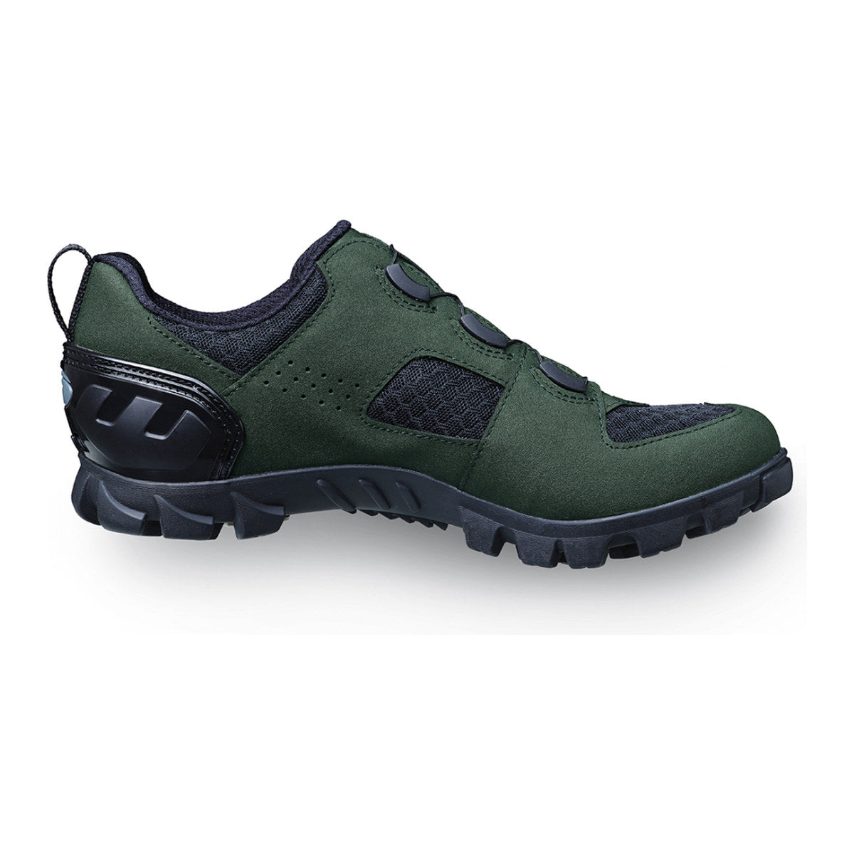 SIDI MTB Turbo Gravel Cycling Shoes - Dark Green / Black