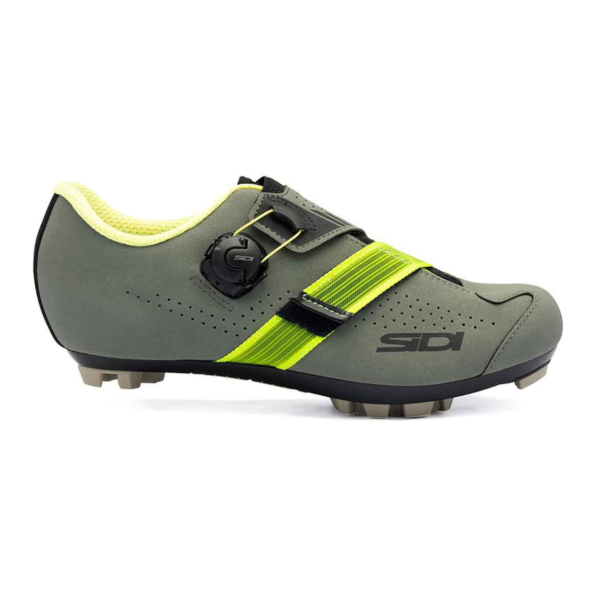 SIDI MTB Aertis Gravel Cycling Shoes - Military Yellow