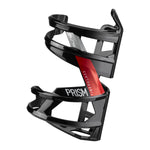 ELITE PRISM BOTTLE CAGE - BLACK/RED