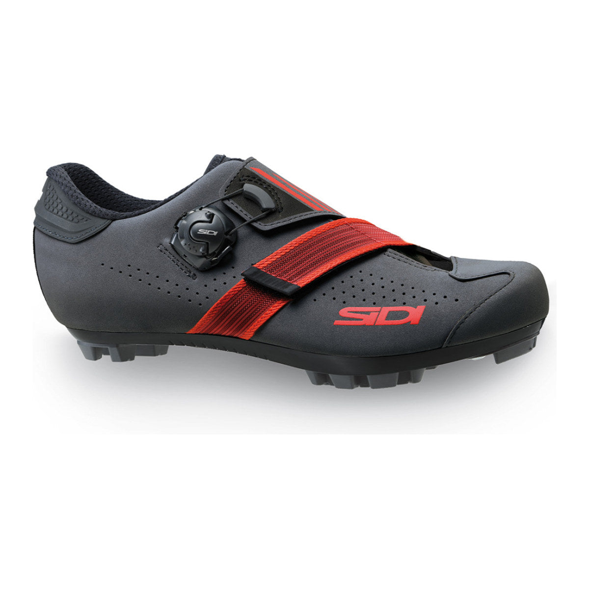 SIDI MTB Aertis Gravel Cycling Shoes - Grey / Red