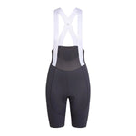 WOMENS RAPHA PRO TEAM BIB SHORTS III - IRON GREY/WHITE