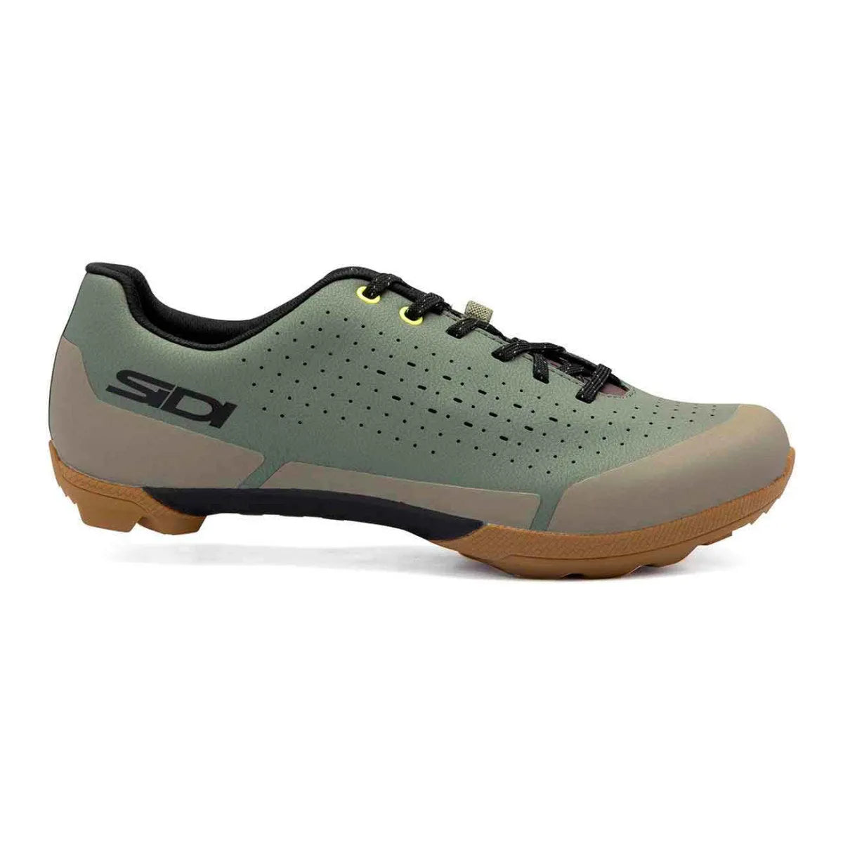SIDI Asper Laces Gravel Cycling Shoes - Military