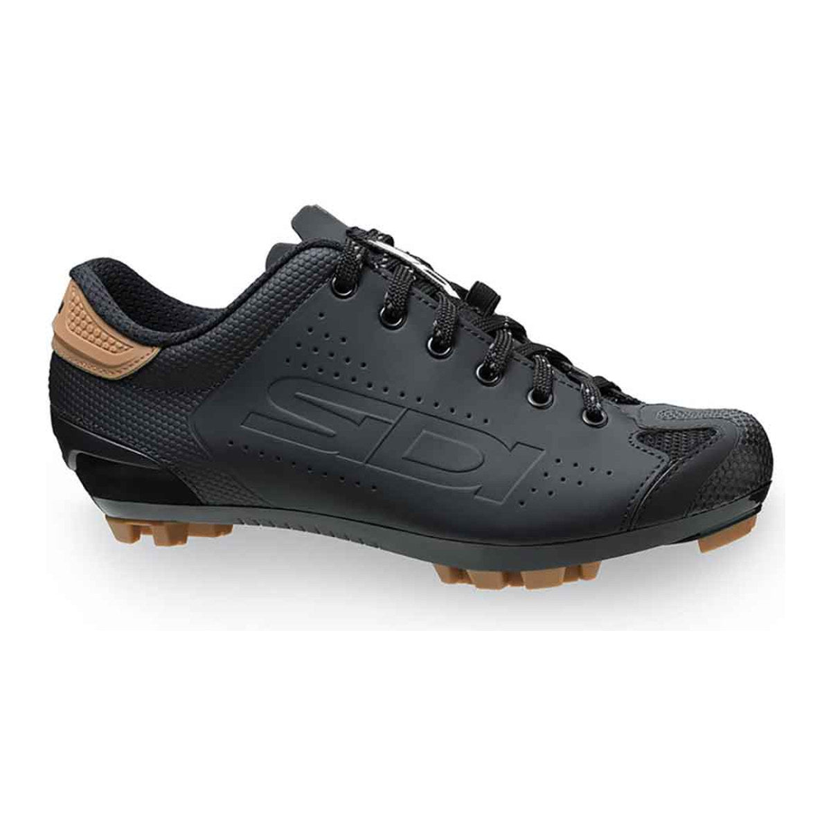 SIDI MTB Dust Lace Gravel Cycling Shoes - Black