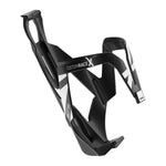 ELITE CUSTOM RACE X BOTTLE CAGE - BLACK GLOSSY/WHITE