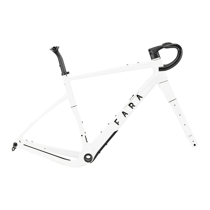 FARA Gr4 gravel Rama z modularnym kokpitem - Arctic White