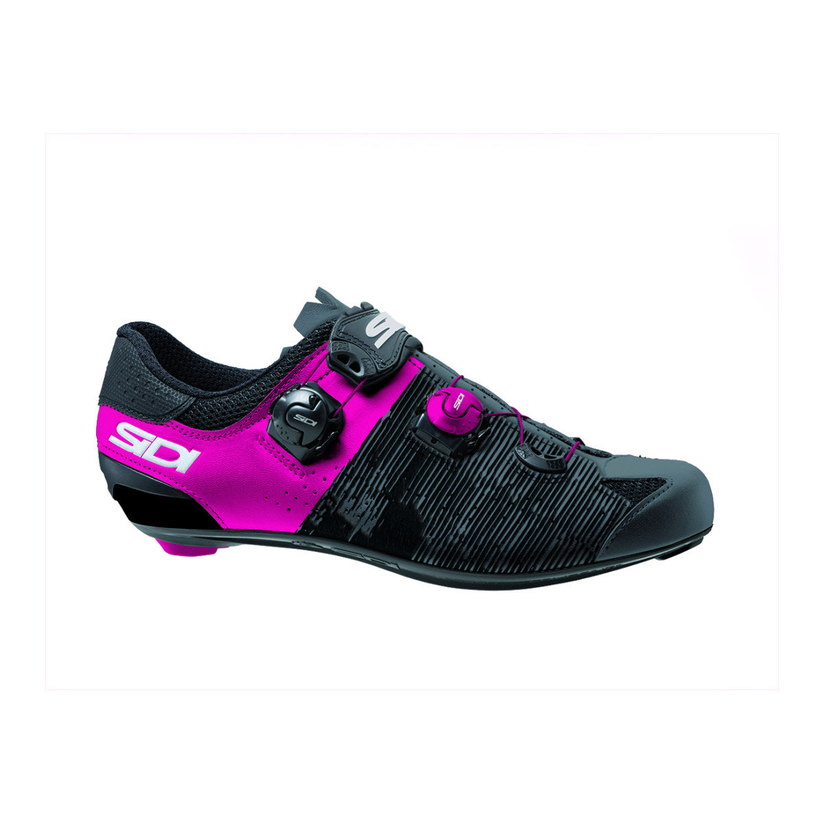 SIDI Genius 10 Road Cycling Shoes - Anthracite / Pink