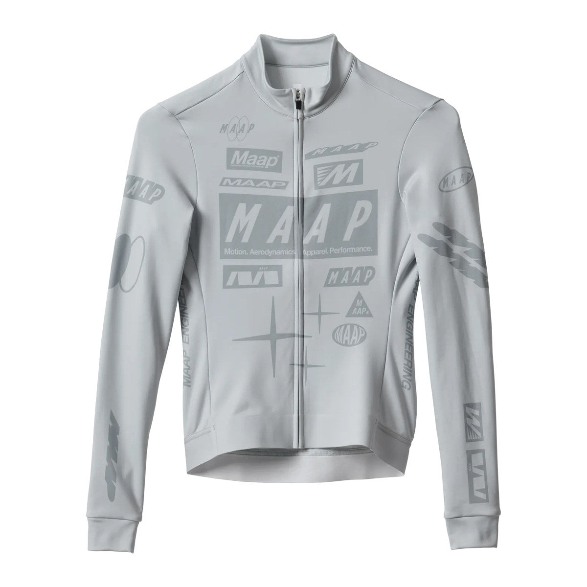 MAAP Drome Thermal LS Jersey - Ice Gray