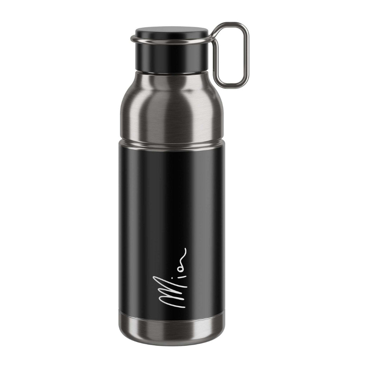 ELITE MIA INOX BOTTLE BIDON 650ML - BLACK/SILVER
