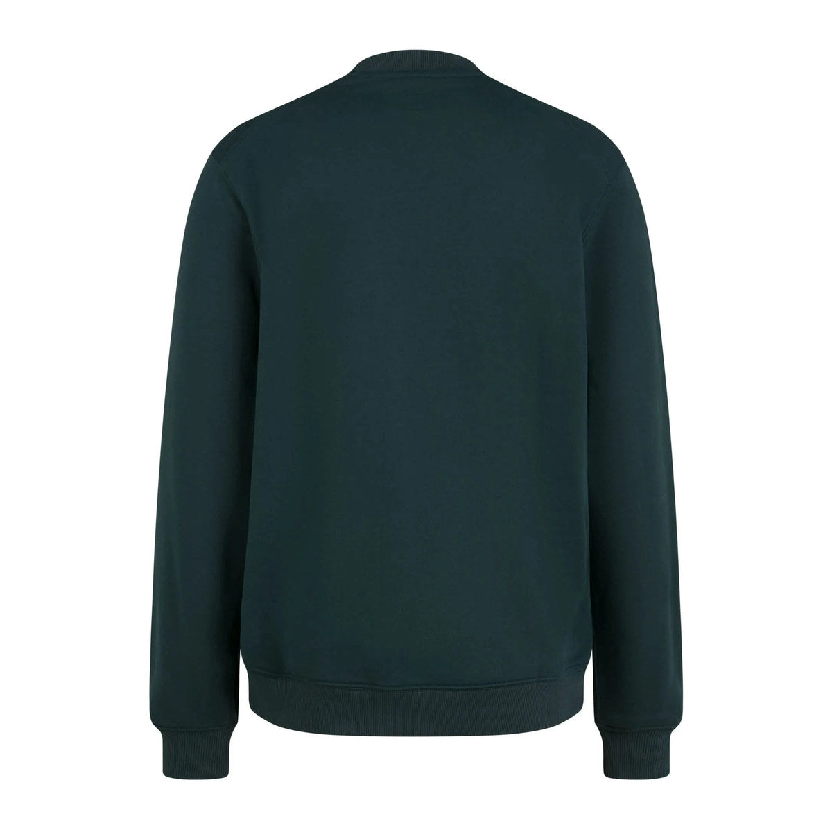 RAPHA HEAVYWEIGHT COTTON SWEATSHIRT - FOREST GREEN/LIGHT QUARTZ