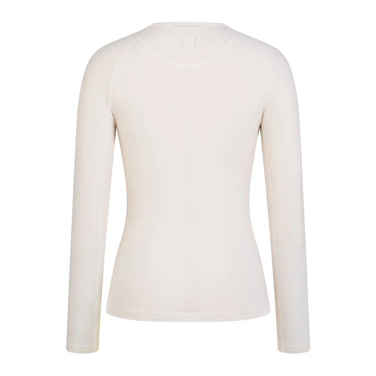 RAPHA MERINO LONG SLEEVE BASE LAYER - CREAM/WHITE