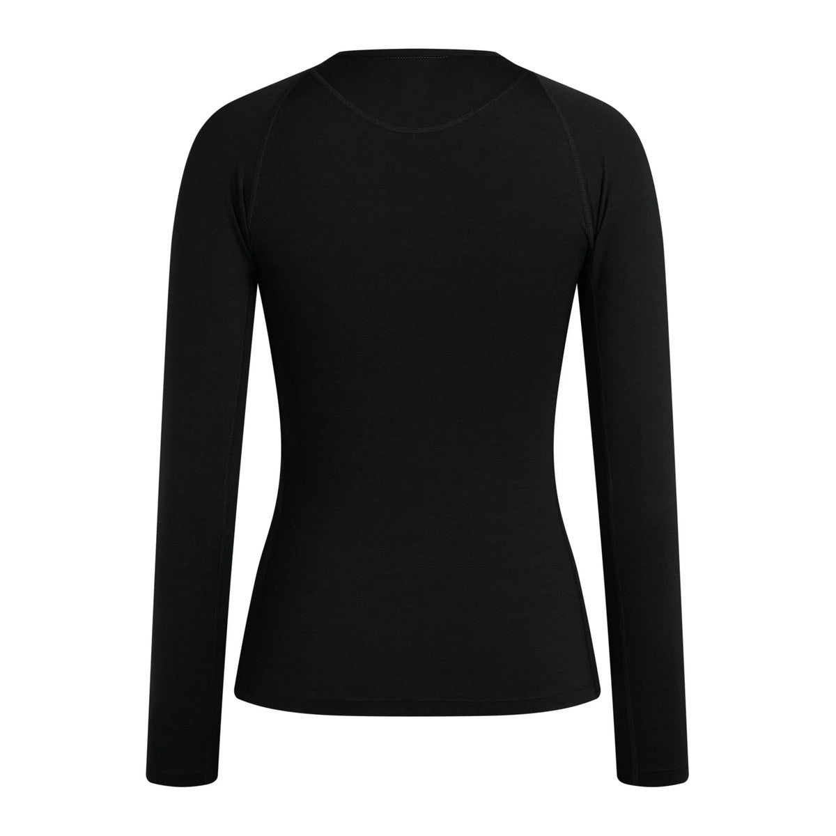 RAPHA MERINO LONG SLEEVE BASE LAYER - BLACK
