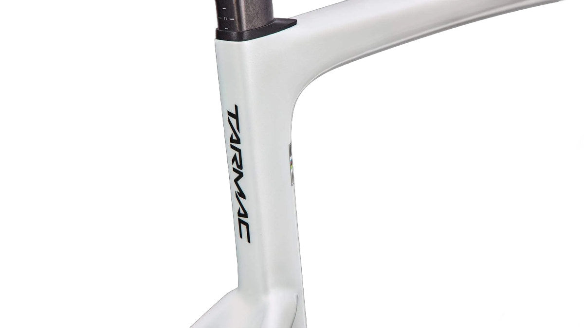 SWorks Tarmac SL9 Road Frameset FACT 12r Carbon - Metwhtsil/Gldprl/Metobsd