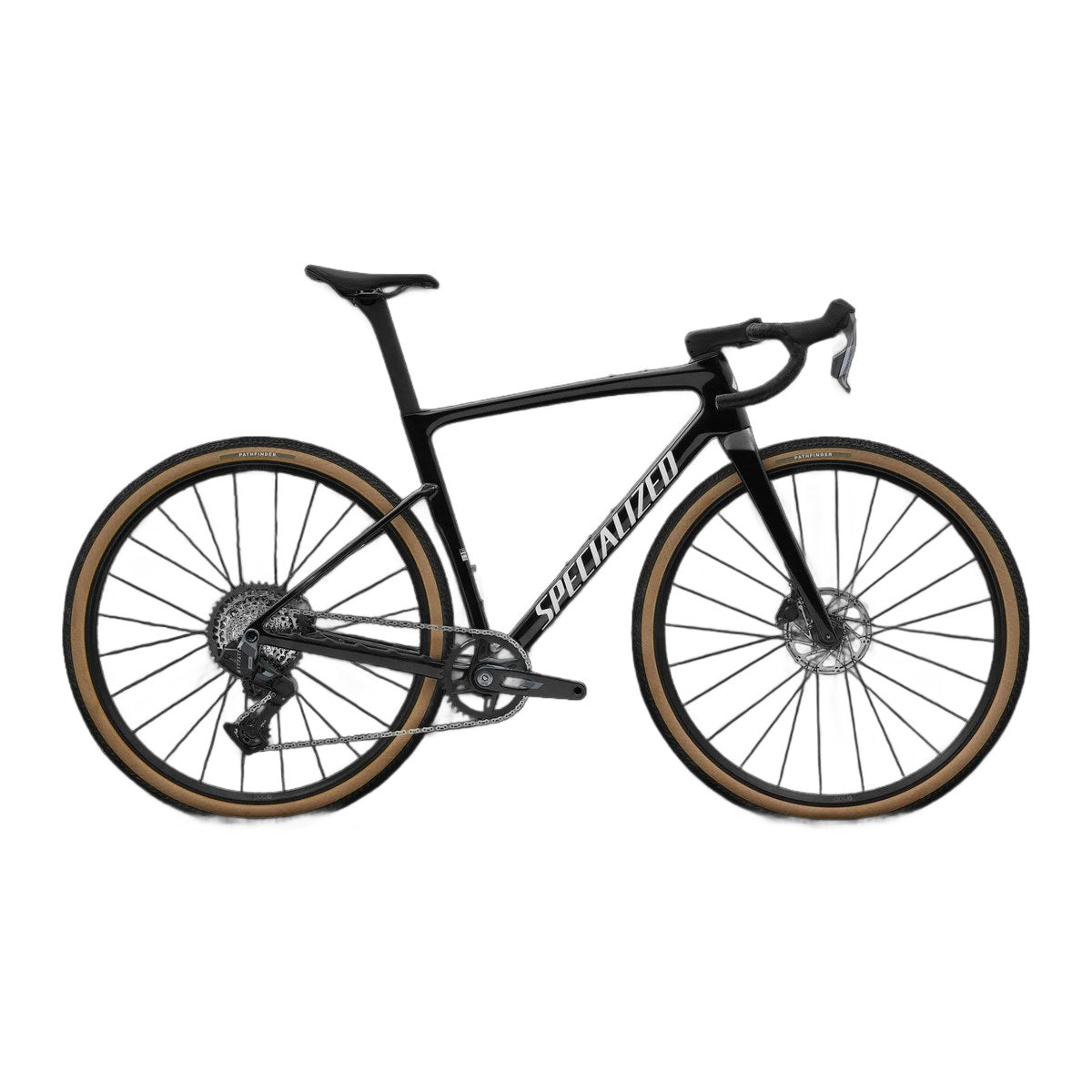 Crux 5 Comp - SRAM Rival XPLR - Metallic Obsidian/Dune White
