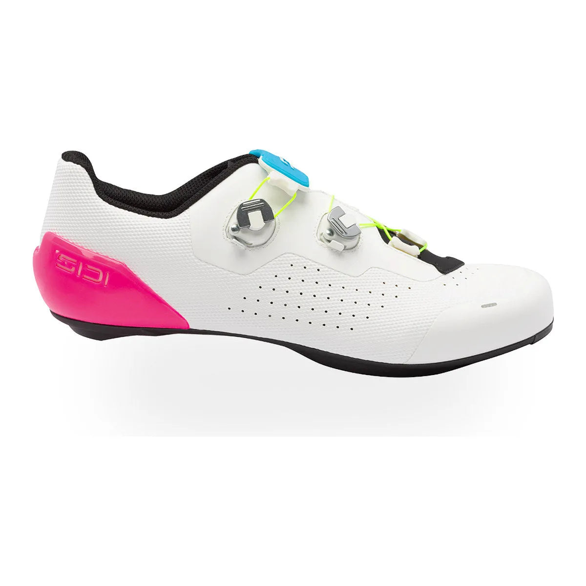 SIDI Genius X WYVE Road Cycling Shoes - Fluo White