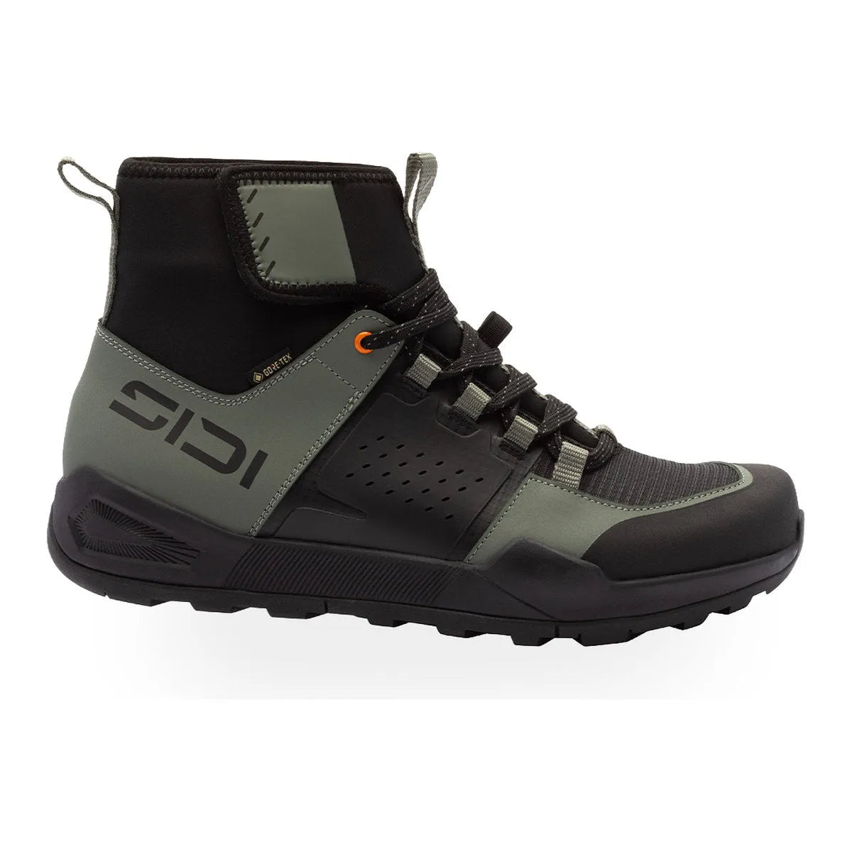 SIDI Atomus Mid GTX Gravel Cycling Shoes - Green / Black