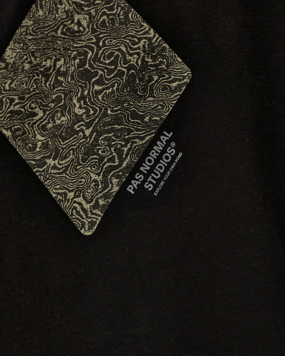 PAS NORMAL STUDIOS Off Race Graphic T Shirt - Black