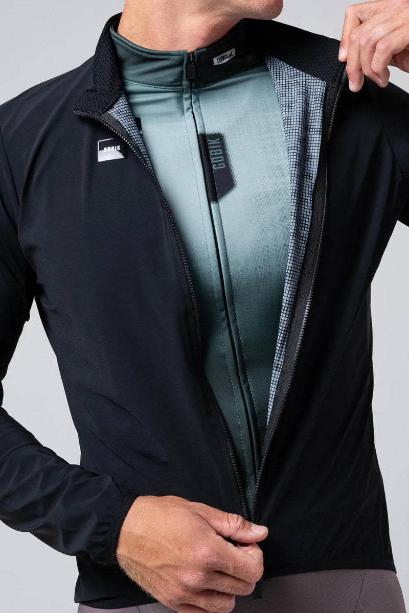 GOBIK Selkie Unisex Water Resistant Jacket - Ink Black