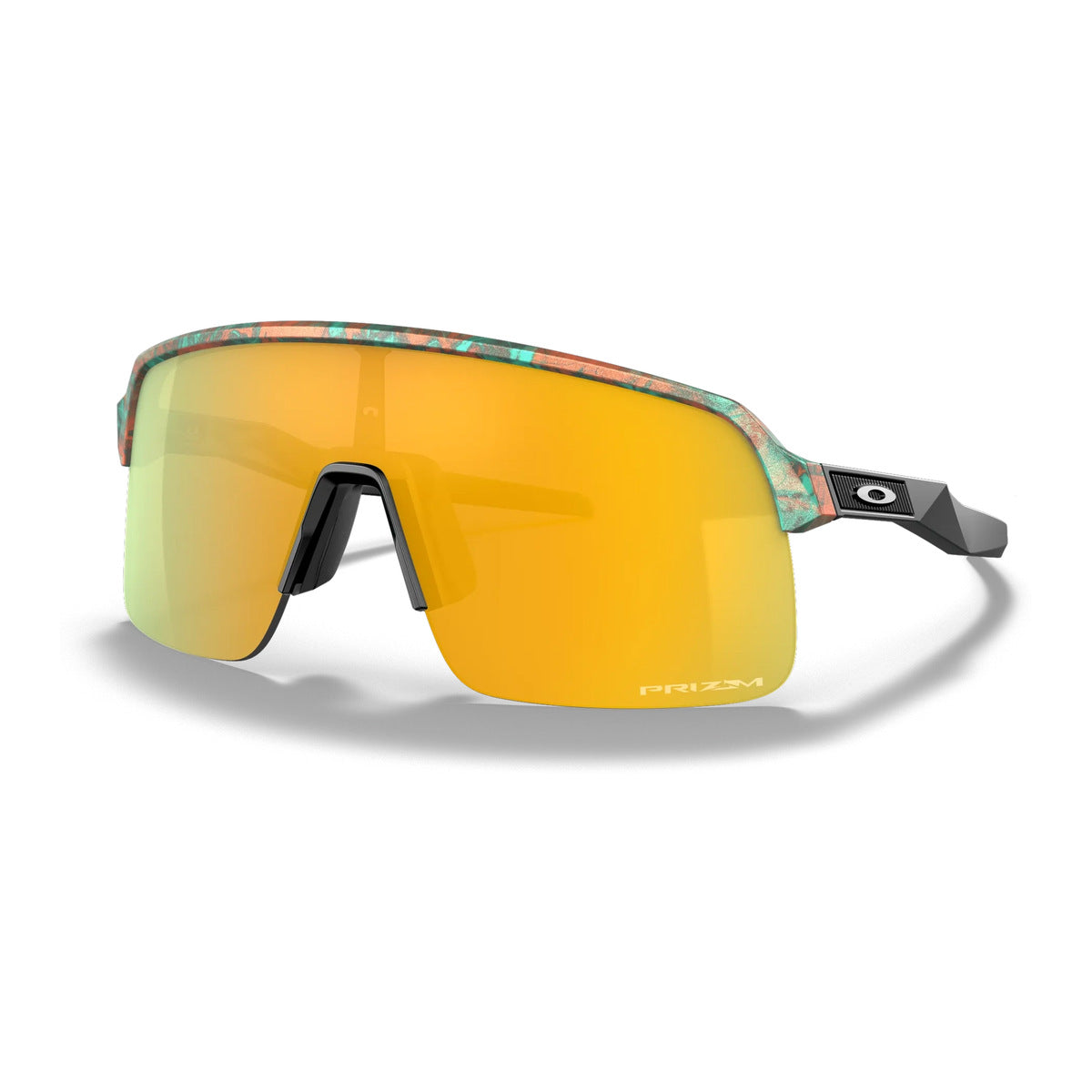 OAKLEY Custom By Velodrom Sutro Lite Eyewear - Matte Carbon Prizm 24k Iridium