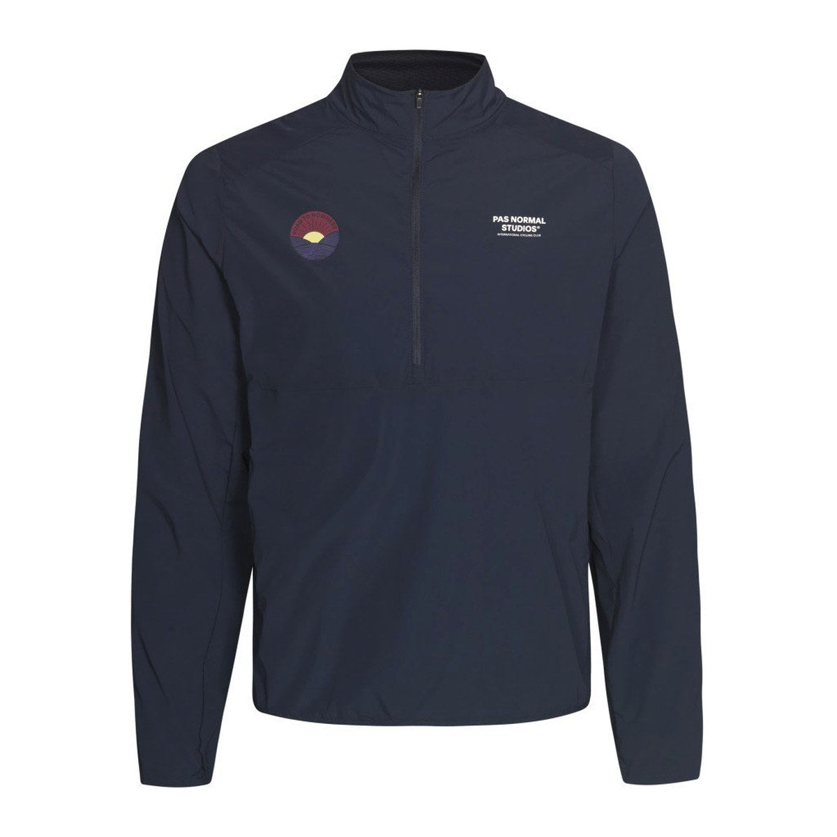 PAS NORMAL STUDIOS Balance Half Zip Jacket - Navy