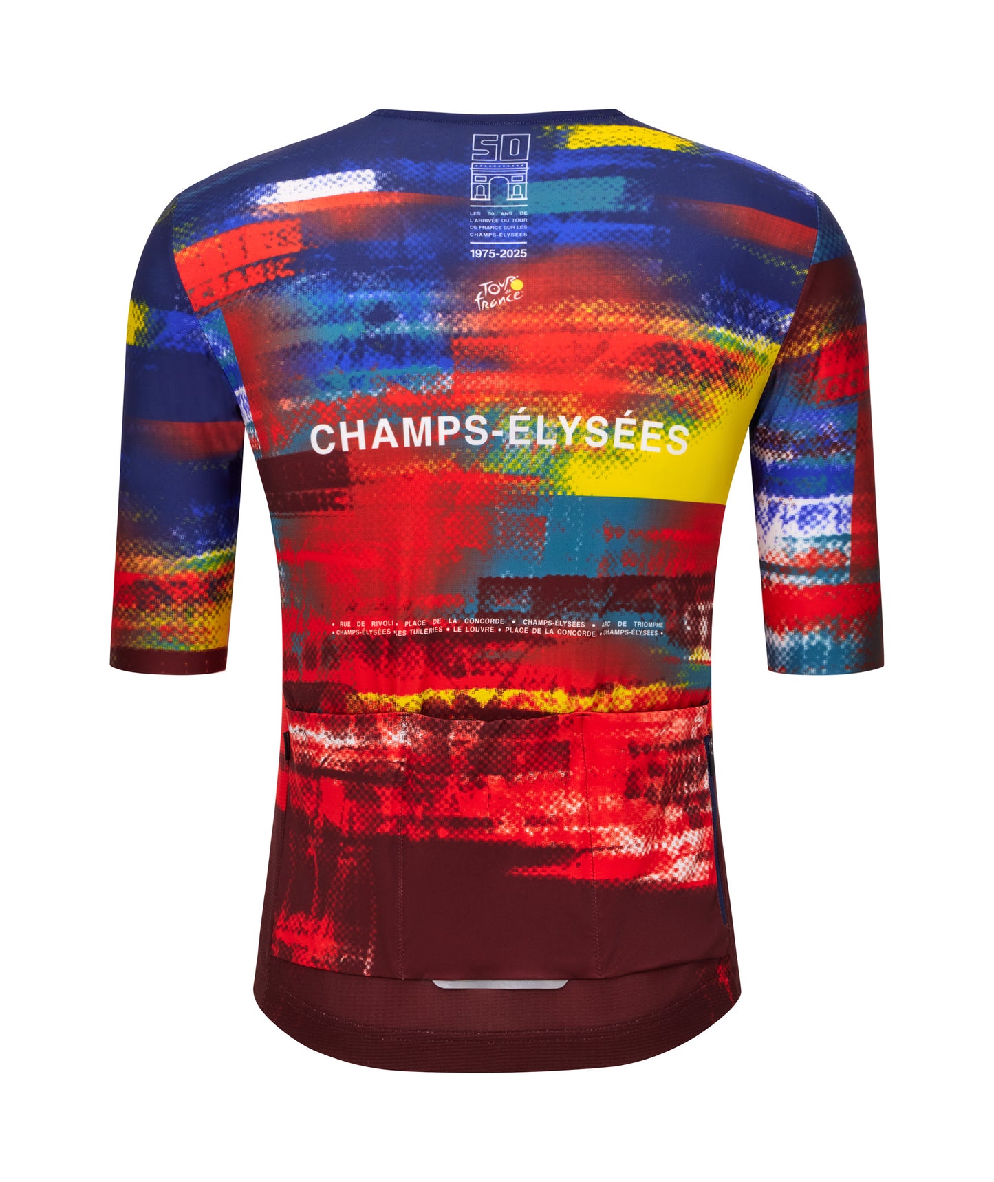 SANTINI TDF Arrivee Cycling Jersey - Multicolour