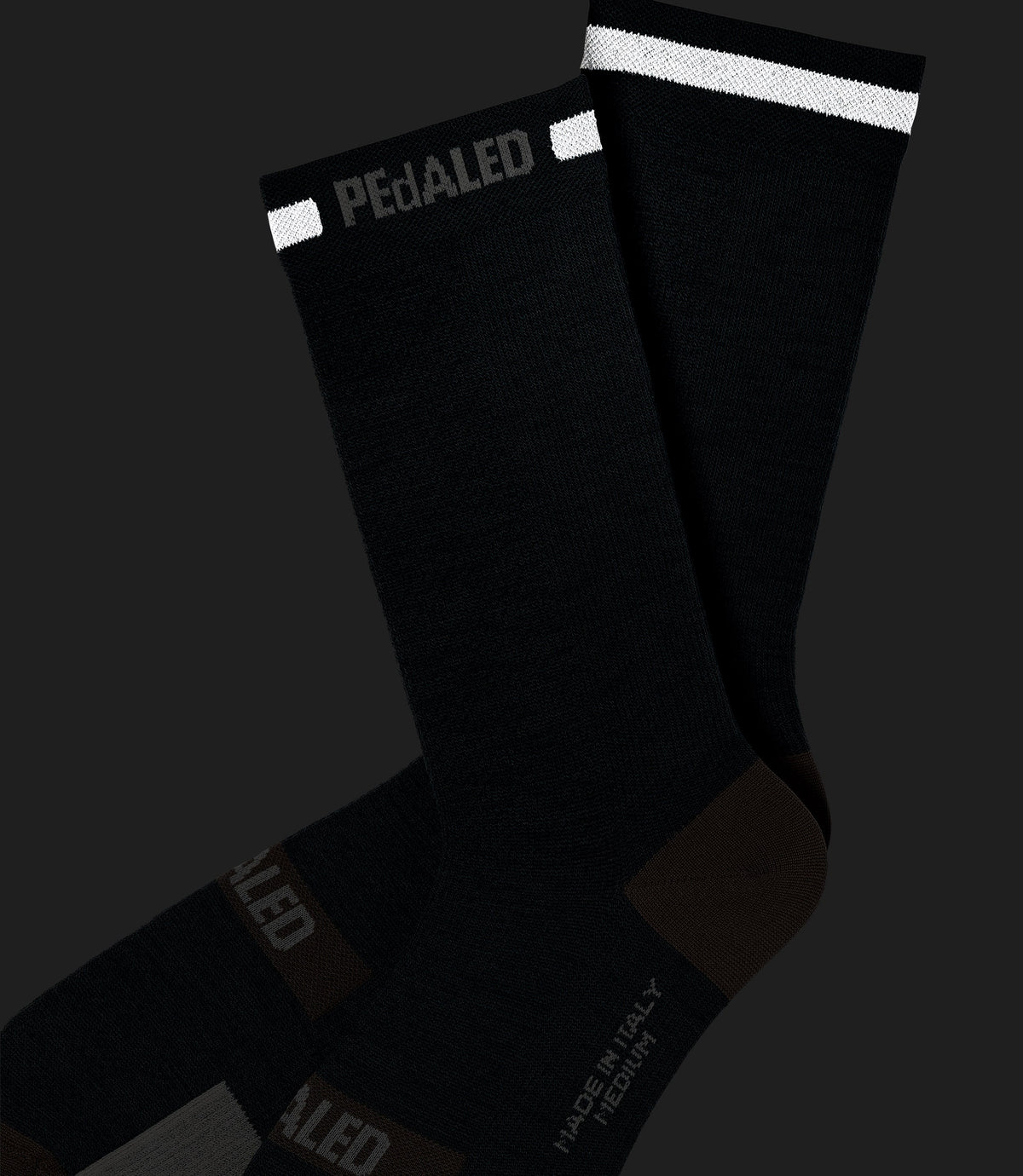 PEDALED ODYSSEY Merino Reflexní Ponožky - Dark Slate
