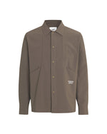 PAS NORMAL STUDIOS Off Race Tech Overshirt - Ash Brown