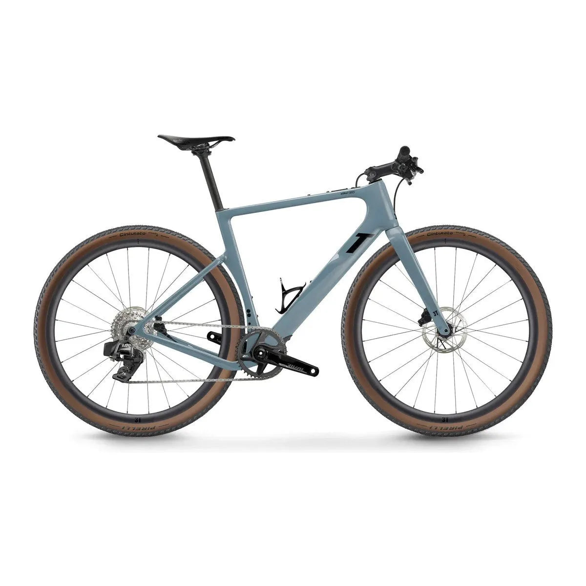 3T eUltra WPNT AXS 1x12 Flatbar Electric Gravel Bike - Grigio Perla