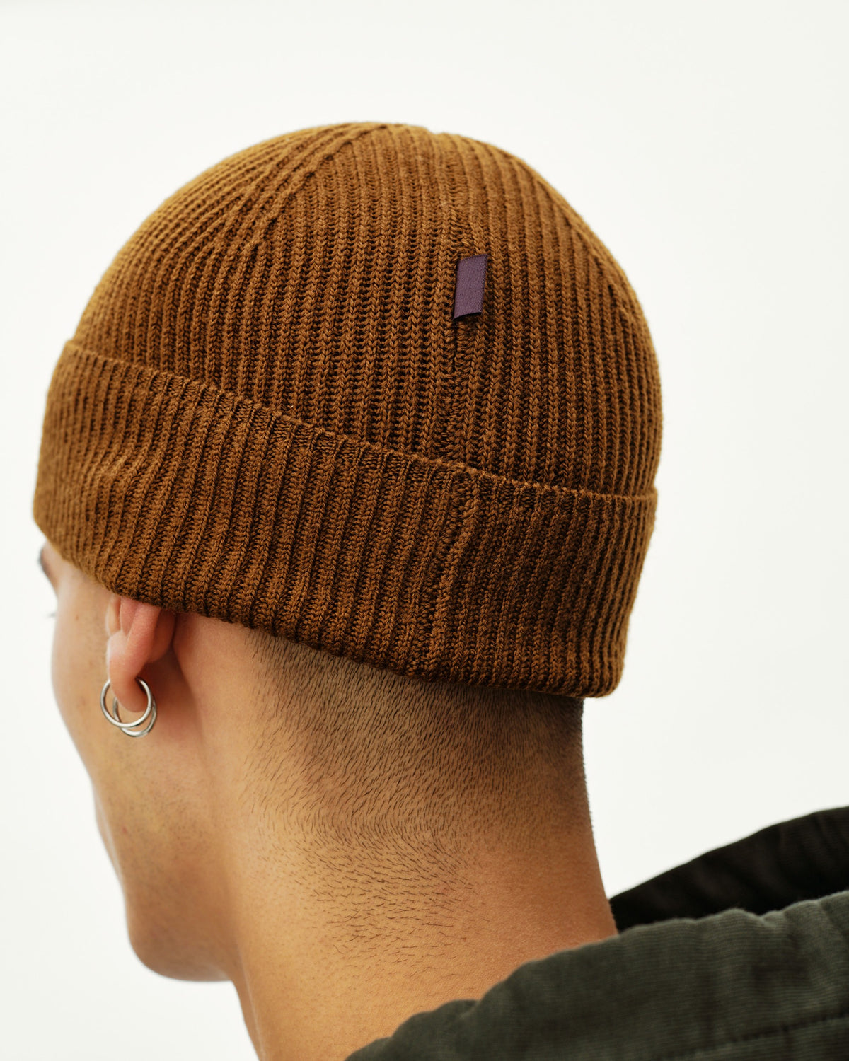 PAS NORMAL STUDIOS Off-Race Merino Knit Beanie - Wood