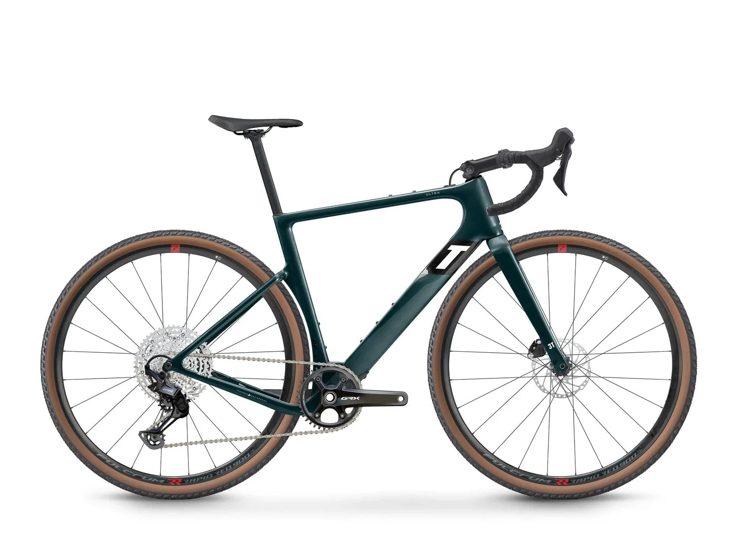 rennrad 650b 3T Exploro Ultra Shimano GRX 1x12 650b Complete Gravel Bike - Racing Green