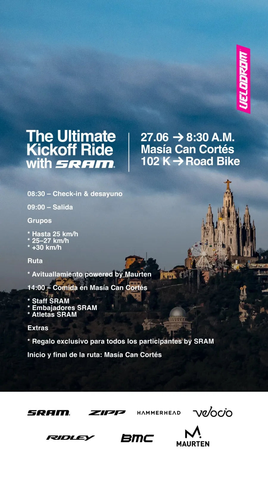 SRAM The Ultimate Celebration Ride Social Ride - 27/06/2026