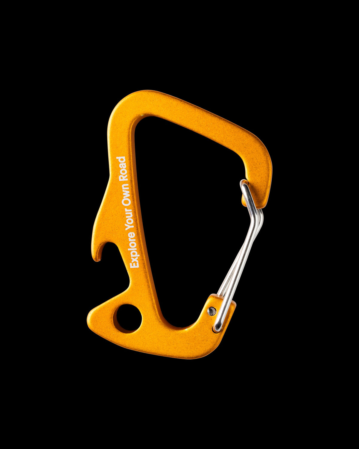 PAS NORMAL STUDIOS Off-Race Branded Carabiner - Ochre