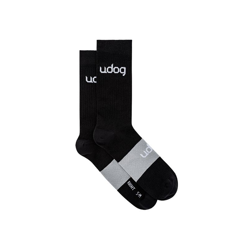 CALCETINES UDOG GRAVEL - NEGRO/GRIS