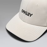 OAKLEY 6 Panel Stretch Metallic Hat - Mist Sort
