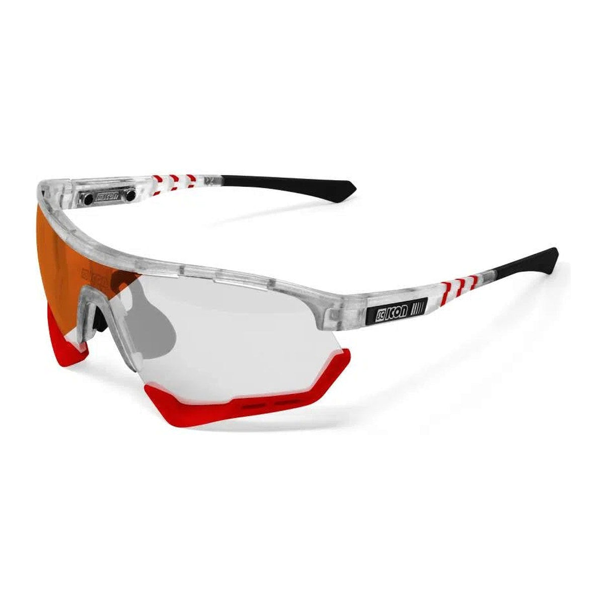 SCICON AEROTECH XL FROZEN MATT Sunglasses - PHOTOCHROMIC RED LENS