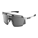 SCICON AEROWATT WHITE GLOSS Sunglasses - MULTIMIRROR SILVER LENSES