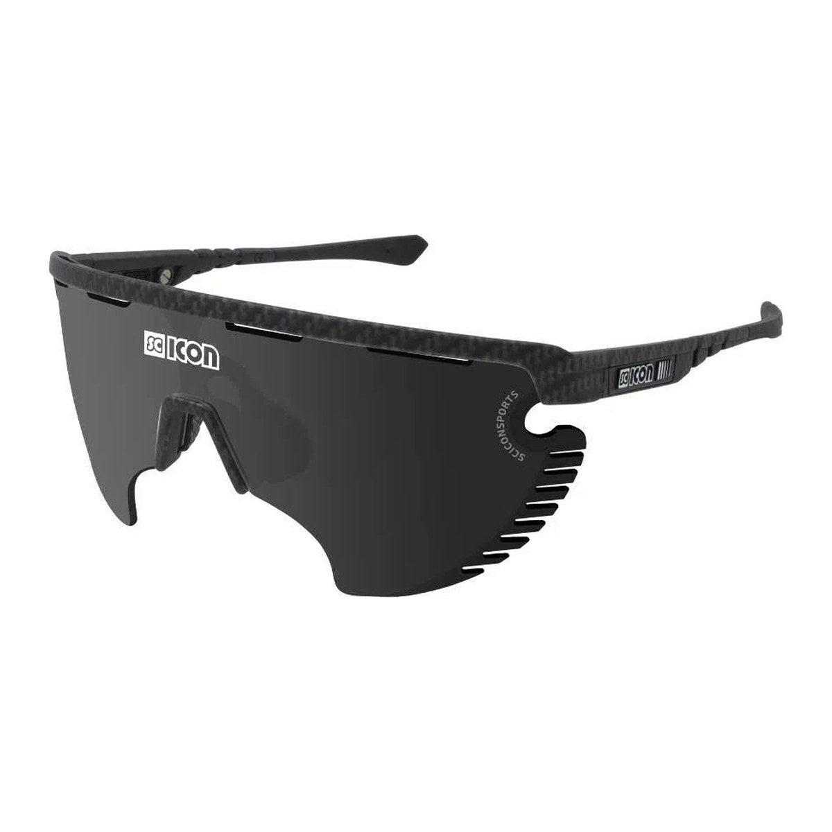 SCICON AEROWING LAMON CARBON MATT Sunglasses - MULTIMIRROR SILVER LENSES