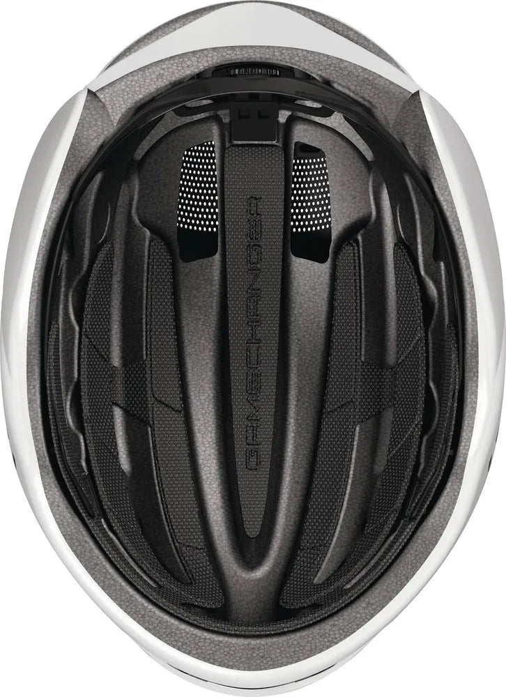 ABUS GAMECHANGER 2.0 ROUND FIT HELMET - SHINY WHITE