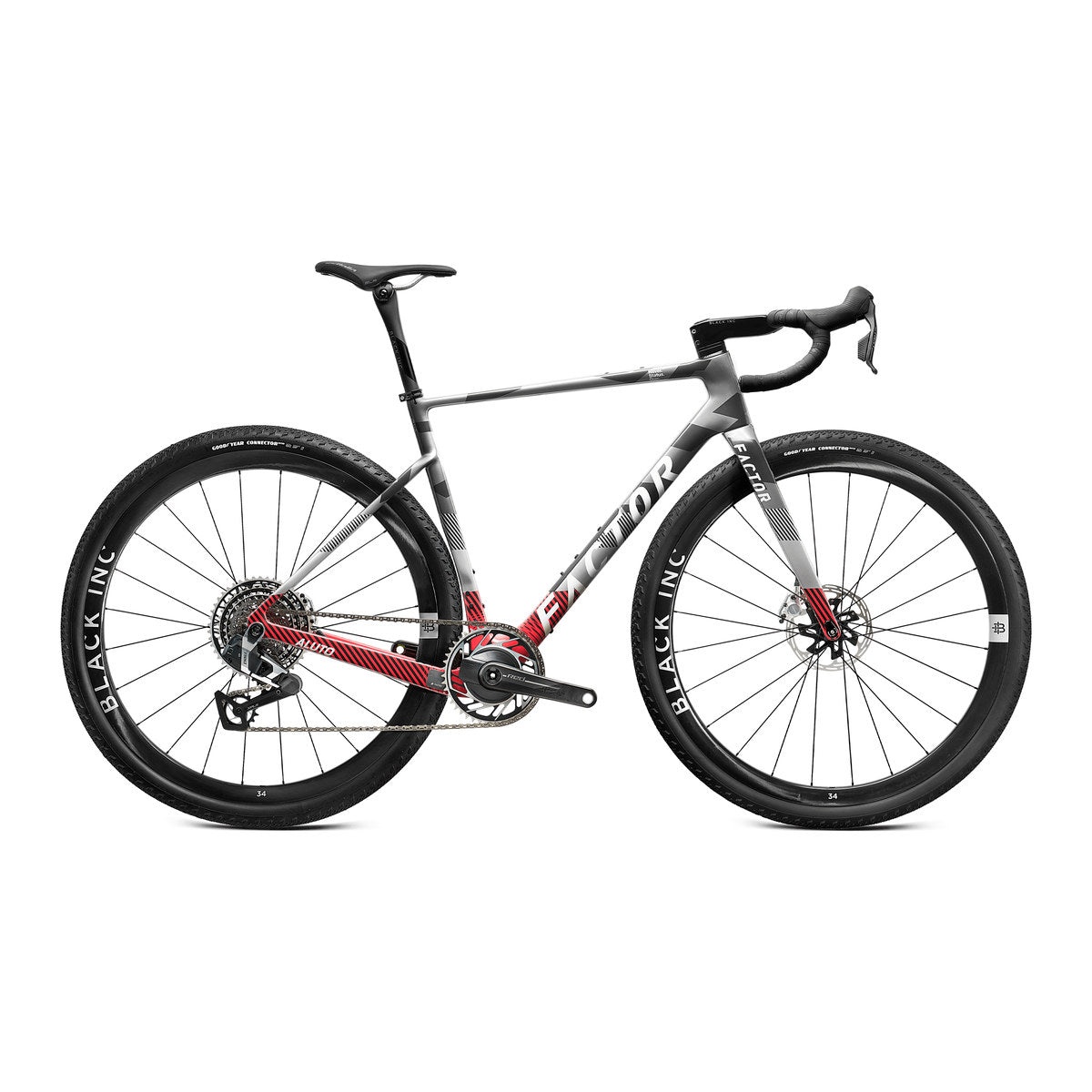 FACTOR ALUTO Disc Complete Bike Gravel Campagnolo Record 13X - Quattro Grey