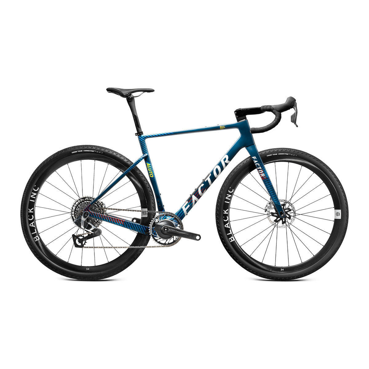FACTOR ALUTO Disc Complete Bike Gravel Campagnolo Record 13X - Raptor Blue