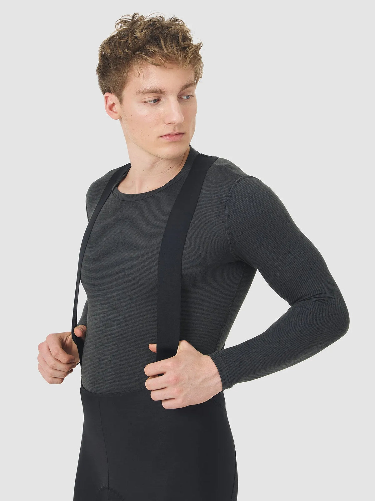 CAFÉ DU CYCLISTE Judith Long Sleeve Base Layer - Anthracite