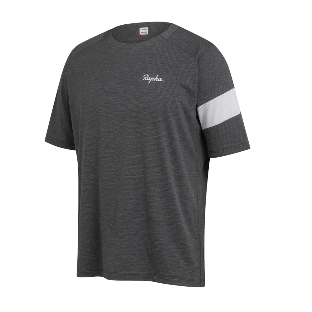 RAPHA Trail Technical Tshirt - AMC Dark Grey/Light grey
