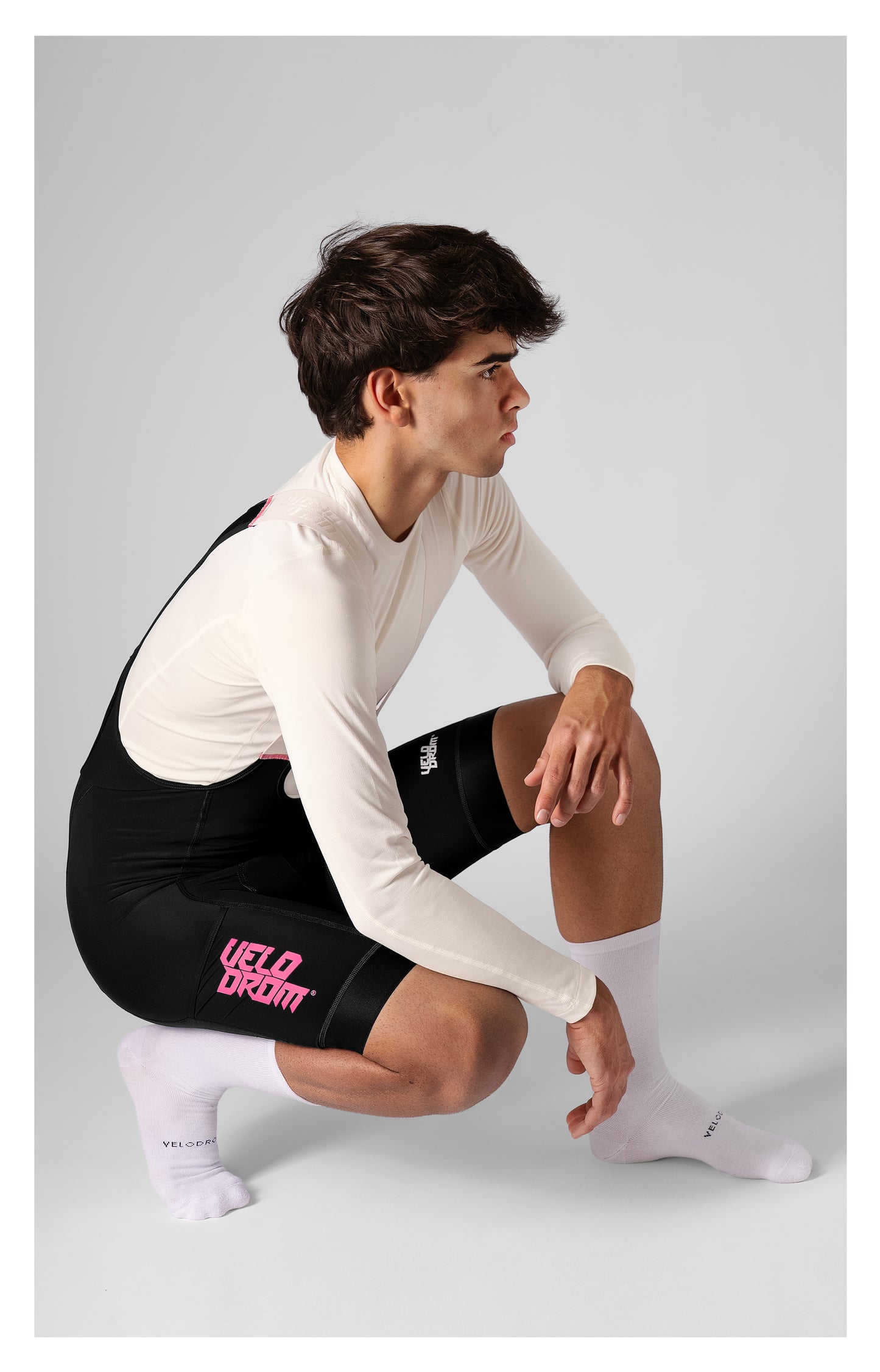 VELODROM Raceday 3.0 Cargo Culotte amb tirants - Negre/Pink