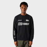 VELODROM Raceday Self Funded Sweatshirt - Black/White