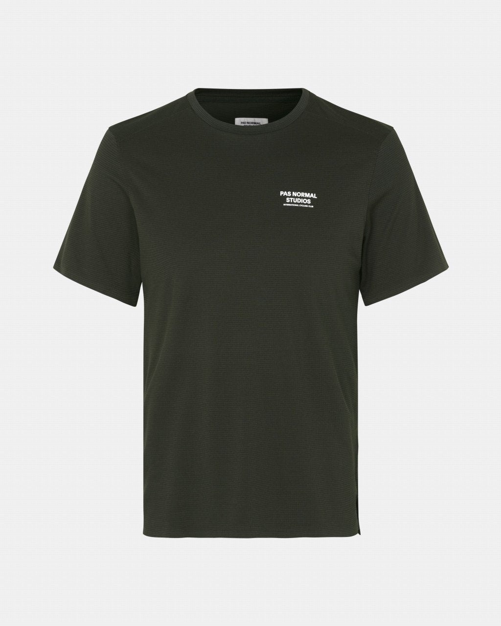 PAS NORMAL STUDIOS Men Balance Short Sleeve Top - Dark Olive