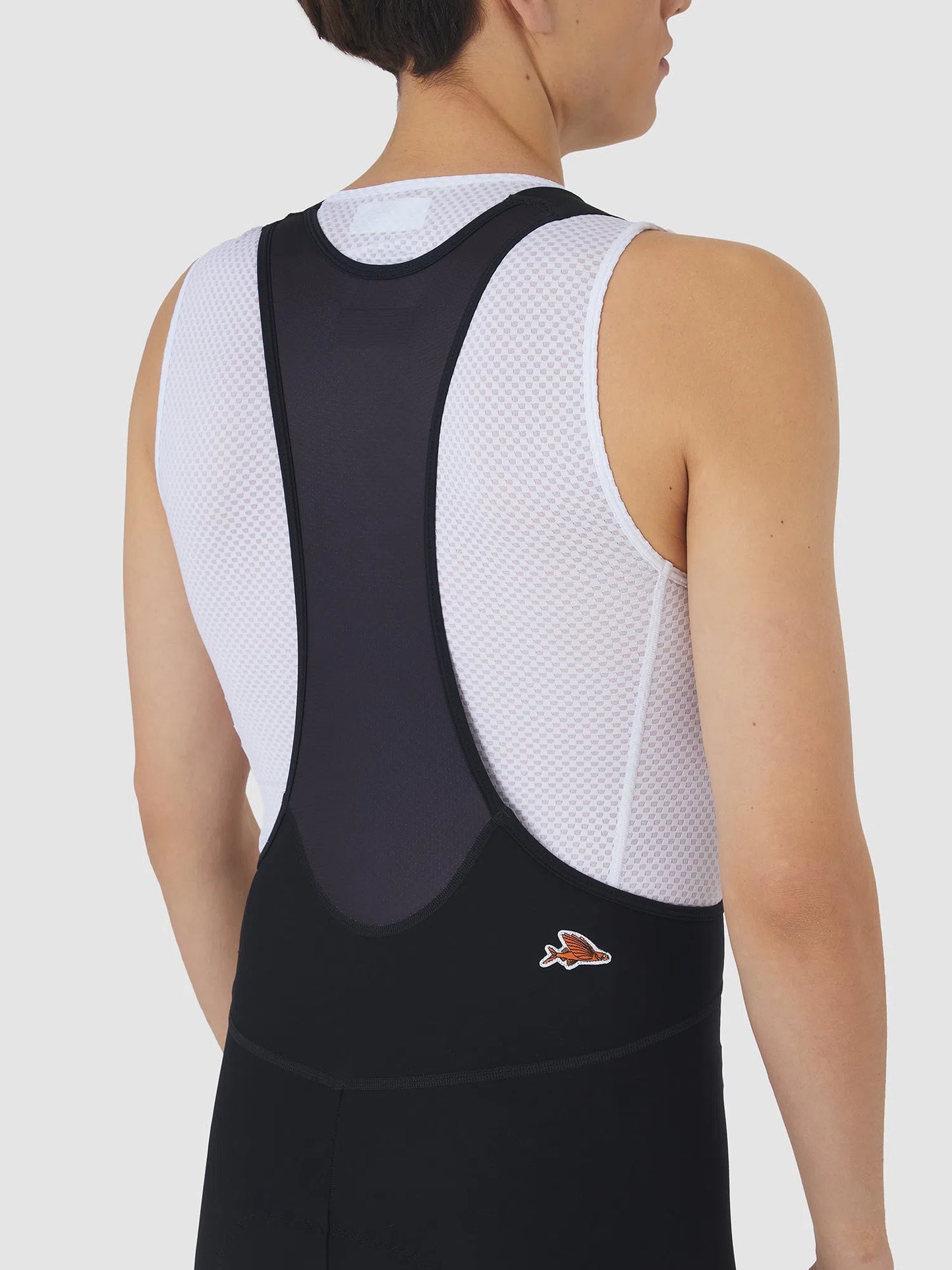 CAFE DU CYCLISTE Liliane Sleeveless Base Layer - White