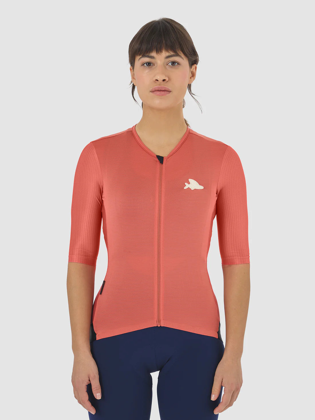 CAFE DU CYCLISTE Olympe Ultralight Cycling Women Jersey - Cinder Red