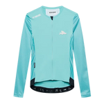 CAFE DU CYCLISTE Roxane Race Long Sleeve Jersey - Riviera Blue