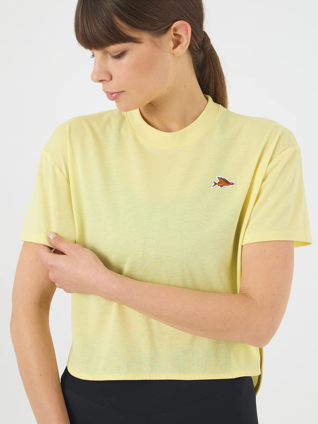 CAFE DU CYCLISTE Sandrine Women Cycling Jersey - Naples Yellow