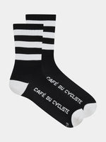 CAFÉ DU CYCLISTE Skate Socks - White