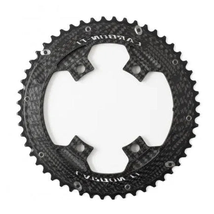 CARBON TI X Carboring Evo 52x110 4 Arms - Carbon Black